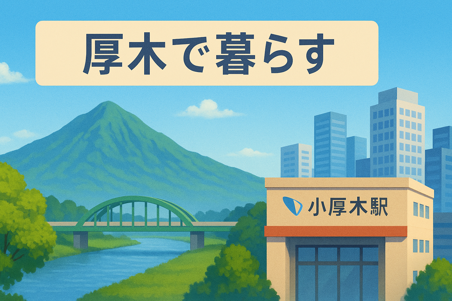 厚木で暮らす